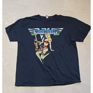 Gildan soft style XL Van Halen guitar hero tour 2009 tshirt